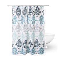 Chinoiserie Vacation Plant Polyester Shower Curtain main image 2