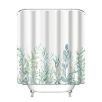 Chinoiserie Vacation Plant Polyester Shower Curtain sku image 5