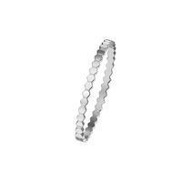 Simple Style Solid Color Titanium Steel Inlay Zircon Bracelets Necklace sku image 2