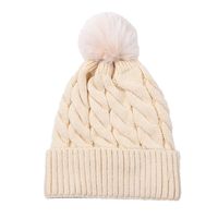 Unisex Simple Style Classic Style Solid Color Twist Pom Poms Wool Cap sku image 9