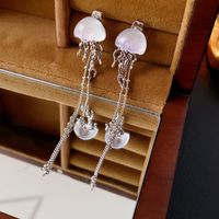 1 Pair Simple Style Solid Color Alloy Drop Earrings main image 4