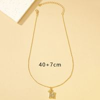 Fairy Style Commute Korean Style Letter Crown Alloy Plating Inlay Rhinestones Women's Pendant Necklace main image 7