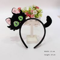Women's Casual Cute Cat Flannel Hair Band sku image 1