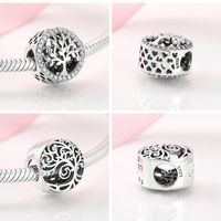 Casual Streetwear Heart Shape Zircon Sterling Silver Wholesale Jewelry Accessories main image 3