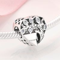Casual Streetwear Heart Shape Zircon Sterling Silver Wholesale Jewelry Accessories sku image 5