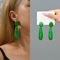 1 Pair Fashion Water Droplets Arylic Drop Earrings main image 6