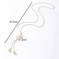 Cute Flower Copper Plating 18k Gold Plated Pendant Necklace main image 2