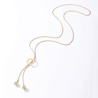 Cute Flower Copper Plating 18k Gold Plated Pendant Necklace main image 3