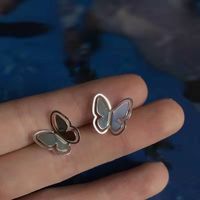 1 Pair Sweet Simple Style Butterfly Computer Chip Ear Studs main image 1