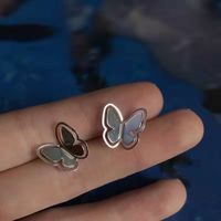 1 Pair Sweet Simple Style Butterfly Computer Chip Ear Studs main image 2