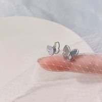 1 Pair Sweet Simple Style Butterfly Computer Chip Ear Studs main image 3