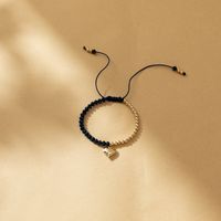 Casual Elegant Heart Shape Artificial Crystal Copper Plating Bracelets sku image 2