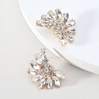 1 Paire Mode Les Gouttelettes D'eau Strass Incruster Zircon Femmes Des Boucles D'oreilles main image 9