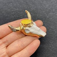 Vintage Style Cattle Artificial Gemstones Arylic Wholesale Jewelry Accessories sku image 7