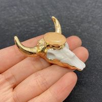 Vintage Style Cattle Artificial Gemstones Arylic Wholesale Jewelry Accessories sku image 8