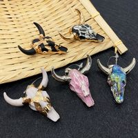 Vintage Style Cattle Arylic Wholesale Jewelry Accessories main image 2