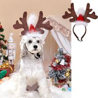 Big Dog Scarf Christmas Headband Dog Clothes Pet Accessories Christmas Product sku image 3