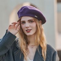 Women's Sweet Simple Style Solid Color Beret Hat main image 2