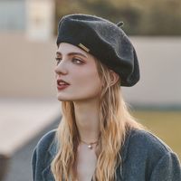Women's Sweet Simple Style Solid Color Beret Hat main image 1