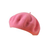 Women's Sweet Simple Style Solid Color Beret Hat sku image 2