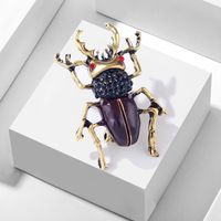 Funny Insect Alloy Enamel Plating Inlay Rhinestones Unisex Brooches main image 1