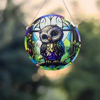Ig Style Owl Arylic Pendant main image 5