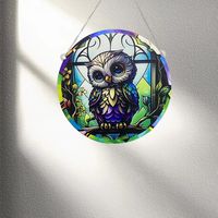 Ig Style Owl Arylic Pendant main image 4