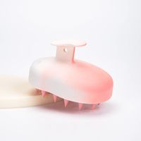 Casual Solid Color Pp+tpe Shampoo Brush sku image 4