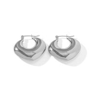 1 Pair Fashion Solid Color Plating Titanium Steel Earrings sku image 15