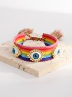 Vacaciones Estilo Simple Ojo Del Diablo Soga Hecho A Mano Borla Trenza Mujeres Pulsera main image 1