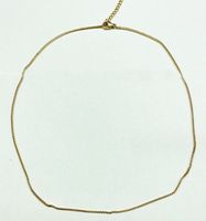 Simple Style Solid Color Stainless Steel Plating Necklace sku image 1
