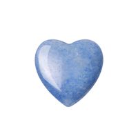 1 Piece Natural Stone Marble Stripe Heart Shape sku image 23