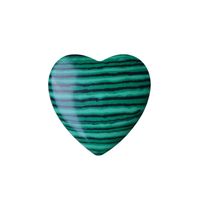 1 Piece Natural Stone Marble Stripe Heart Shape sku image 14