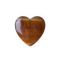 1 Piece Natural Stone Marble Stripe Heart Shape sku image 1