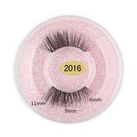 Queen Round Solid Color Imported Fiber False Eyelashes 1 Pair main image 4