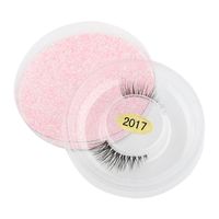 Queen Round Solid Color Imported Fiber False Eyelashes 1 Pair main image 2
