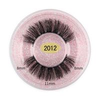 Queen Round Solid Color Imported Fiber False Eyelashes 1 Pair sku image 3