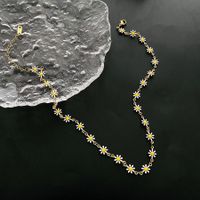 Sweet Flower Copper Plating Bracelets Necklace main image 4