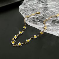 Sweet Flower Copper Plating Bracelets Necklace sku image 1