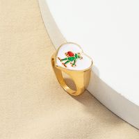 Ig Style Vintage Style Lady Frog Alloy Plating Women's Rings main image 8