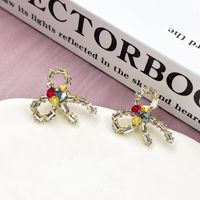 1 Pair Simple Style Bow Knot Inlay Alloy Zircon Ear Studs sku image 1
