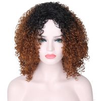 Women's Casual Elegant Party Street Chemical Fiber High Temperature Wire Centre Parting Short Curly Hair Wigs main image 5