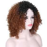 Women's Casual Elegant Party Street Chemical Fiber High Temperature Wire Centre Parting Short Curly Hair Wigs main image 3
