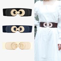 Basic Solid Color Woven Fabric Women's Woven Belts main image 1
