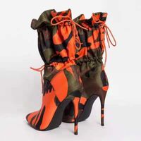 Women's Streetwear Camouflage Point Toe Classic Boots sku image 3