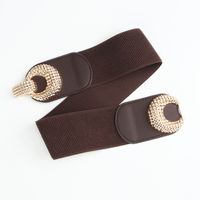 Basic Solid Color Woven Fabric Women's Woven Belts sku image 3