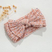 Cute Printing Bow Knot Cloth Hair Band sku image 3