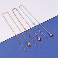 1 Piece Stainless Steel None 18K Gold Plated Solid Color main image 4