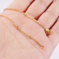 1 Piece Stainless Steel None 18K Gold Plated Solid Color main image 3