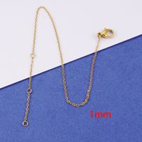 1 Piece Stainless Steel None 18K Gold Plated Solid Color sku image 5